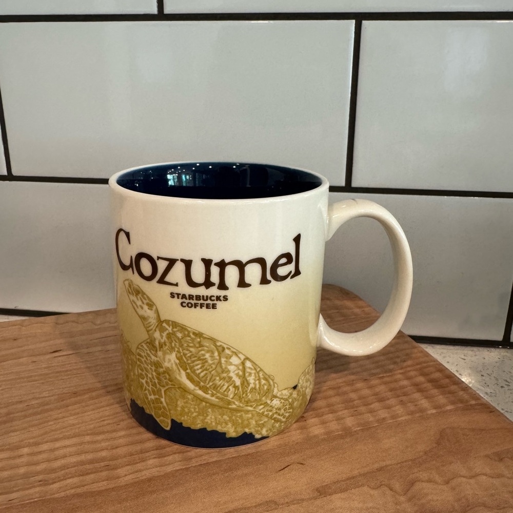 Starbucks Cozumel Mug - Cream and Navy